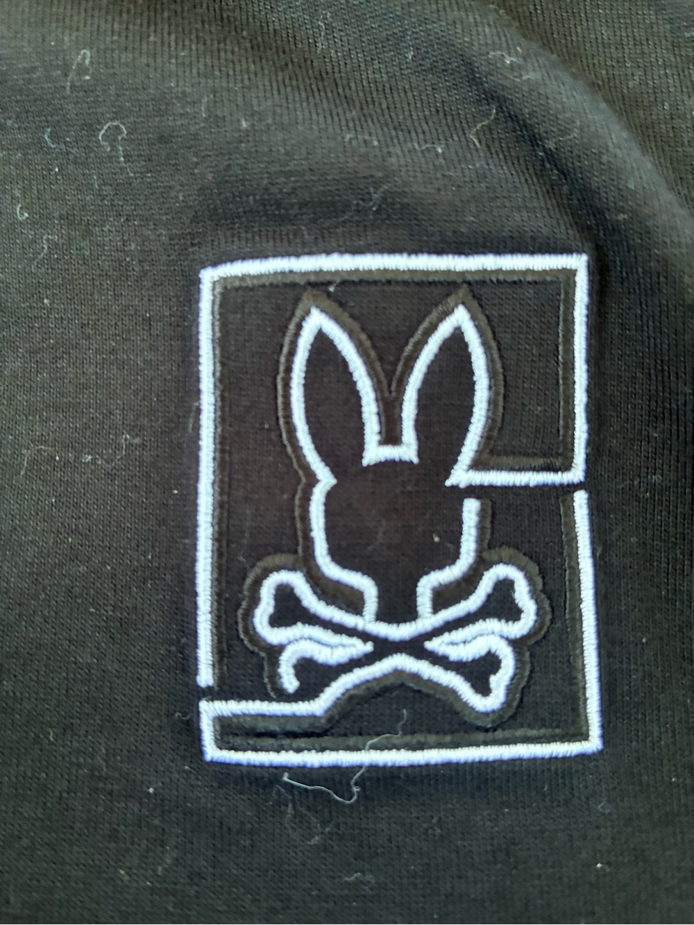 🌺Like new Psycho Bunny Black Logo with white end short sleeve top 💯 Pima cotton🌺